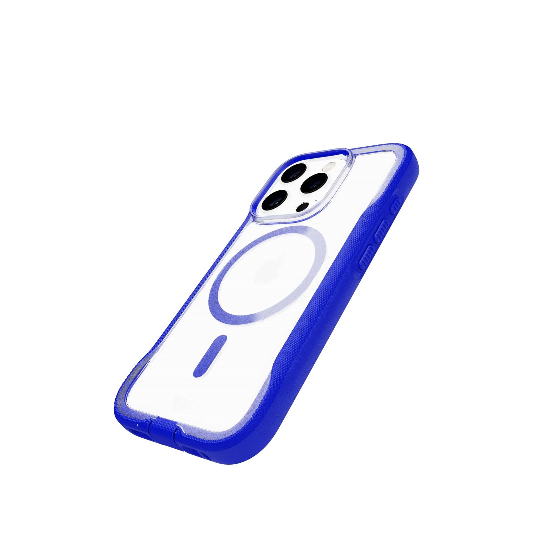 Tech21 EvoPro iPhone 16 Pro Hülle MagSafe Clear/Blue 10m Schutz