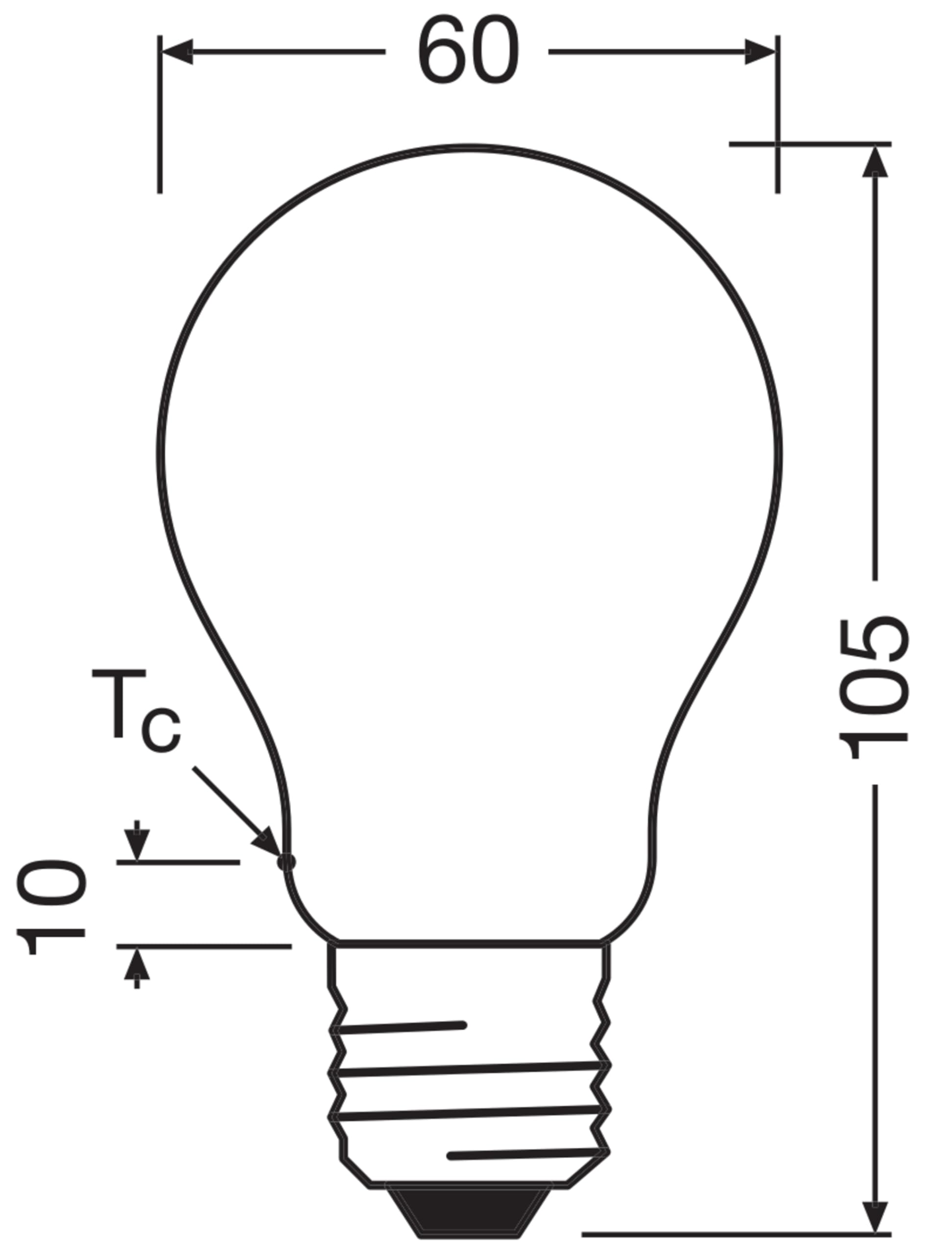 ams OSRAM SMART+ Classic A 40 LED E27 matt 6er-Pack