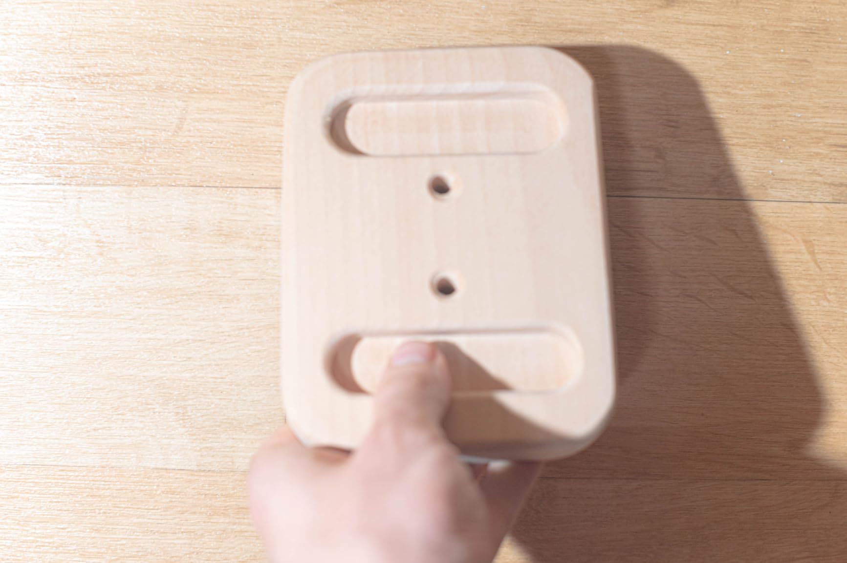 CLEVO Finger Bloc Mini Hangboard Holz tragbar