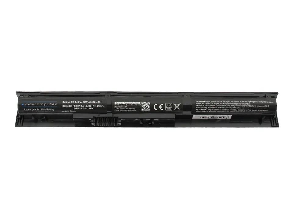 IPC-Computer Akkus VI04XL Laptop Akku 50Wh schwarz