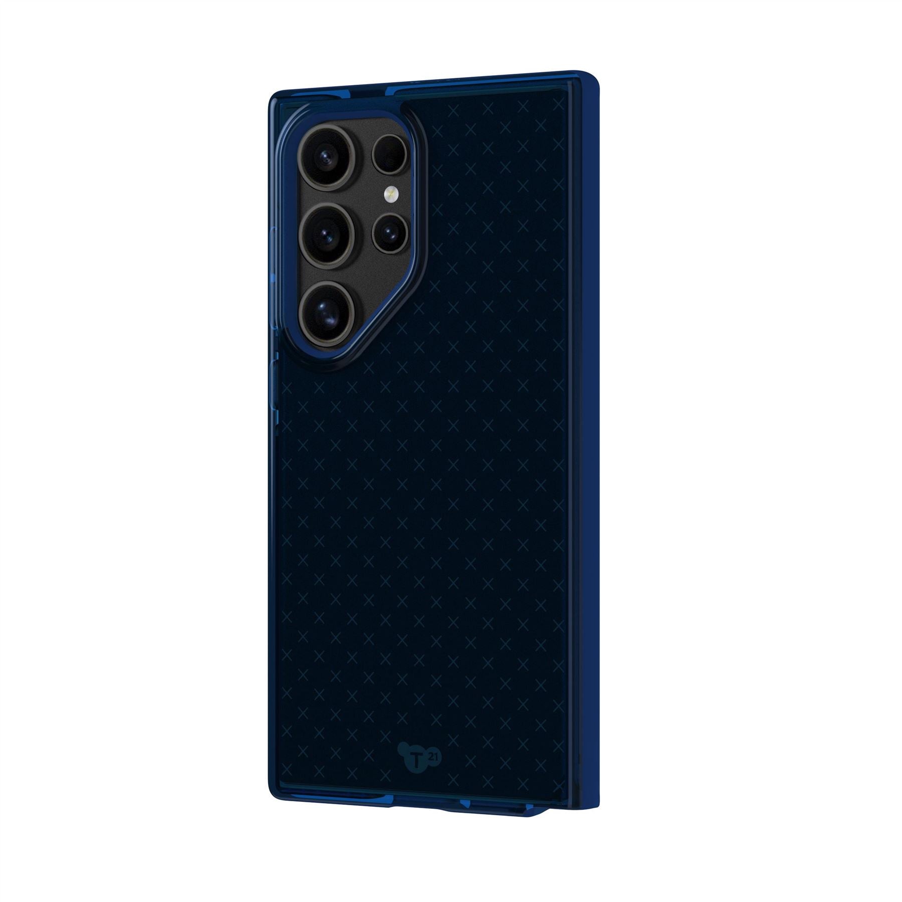 Tech21 Evo Check S24 Ultra Hülle Cobalt Blue Stoßschutz