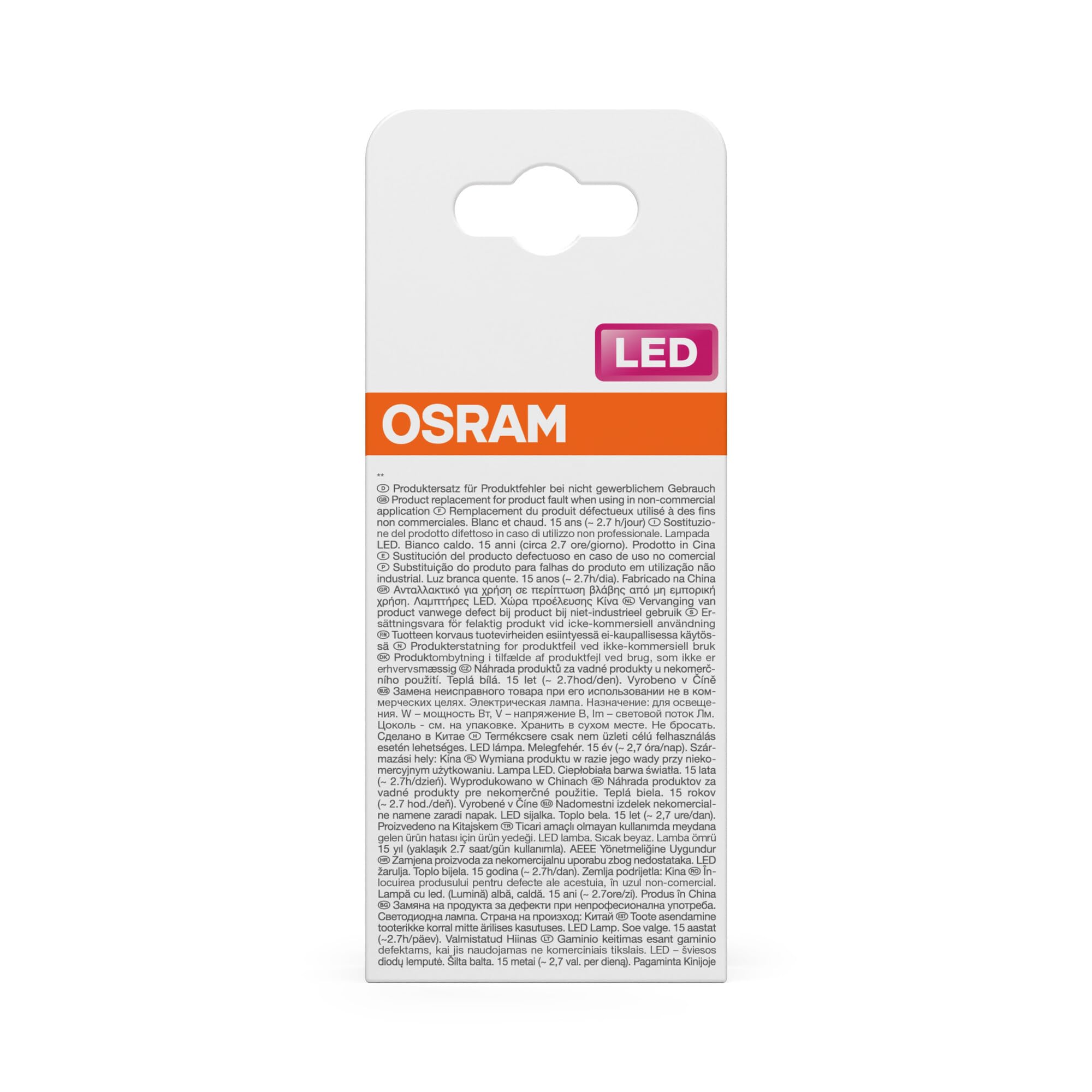 ams OSRAM Star A60 Filament LED-Lampe E27 matt warmweiß