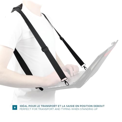 Mobilis Laptop Tablet Tragegurt 4-Punkt Polyester 100-180cm