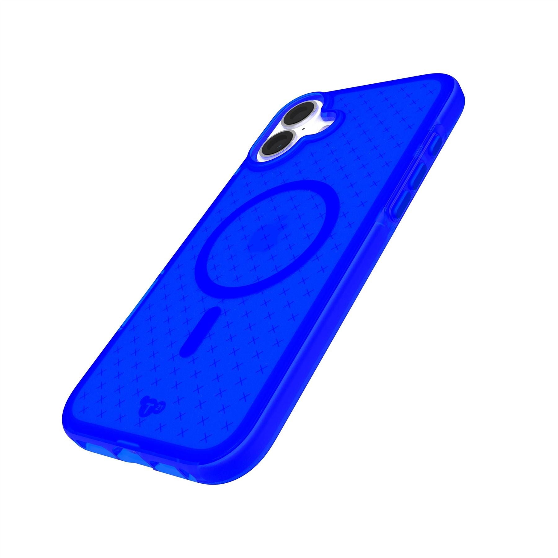 Tech21 EvoCheck iPhone 16 Plus Hülle Cobalt Blue MagSafe
