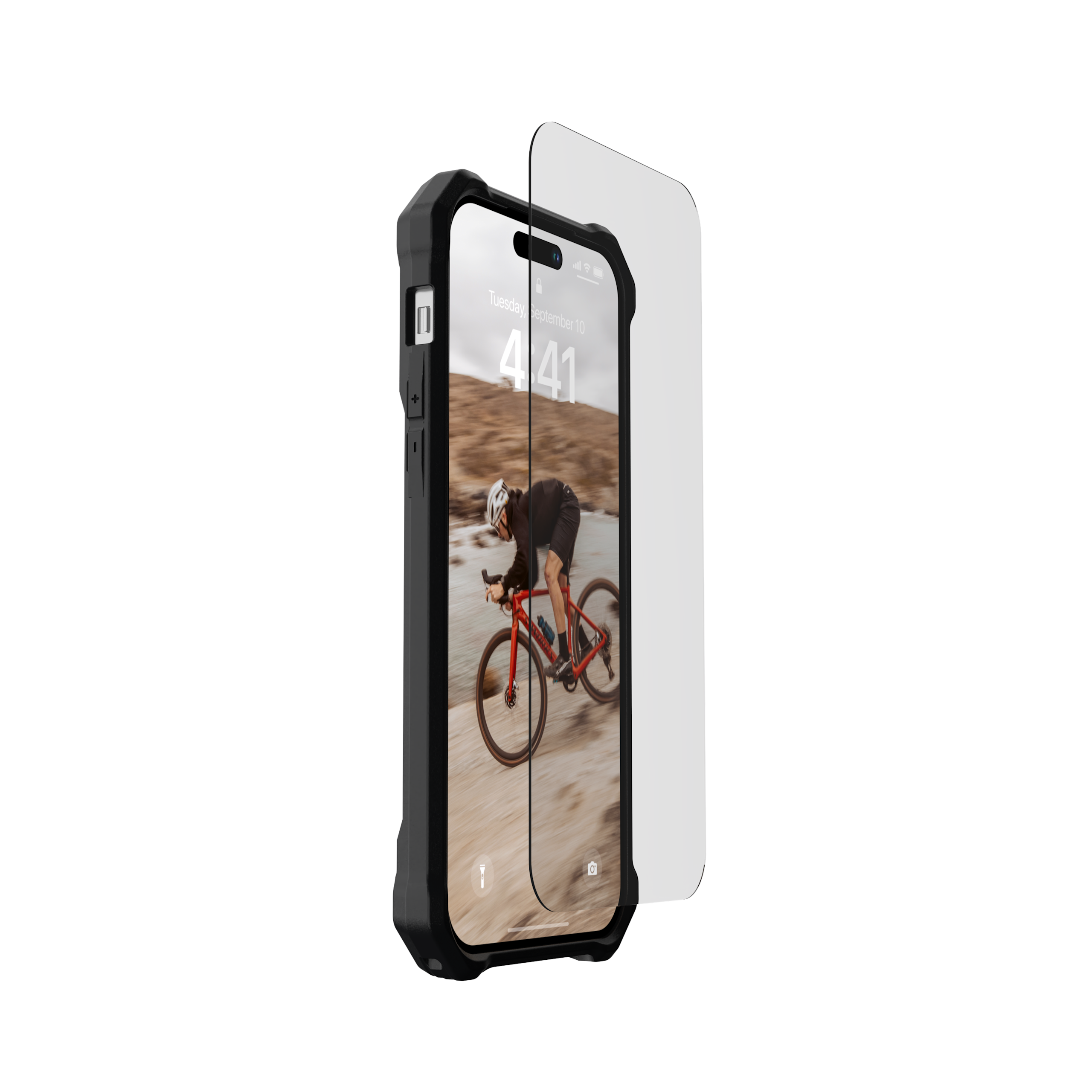 UAG Standard Issue Glas Displayschutz iPhone 14 Pro Max