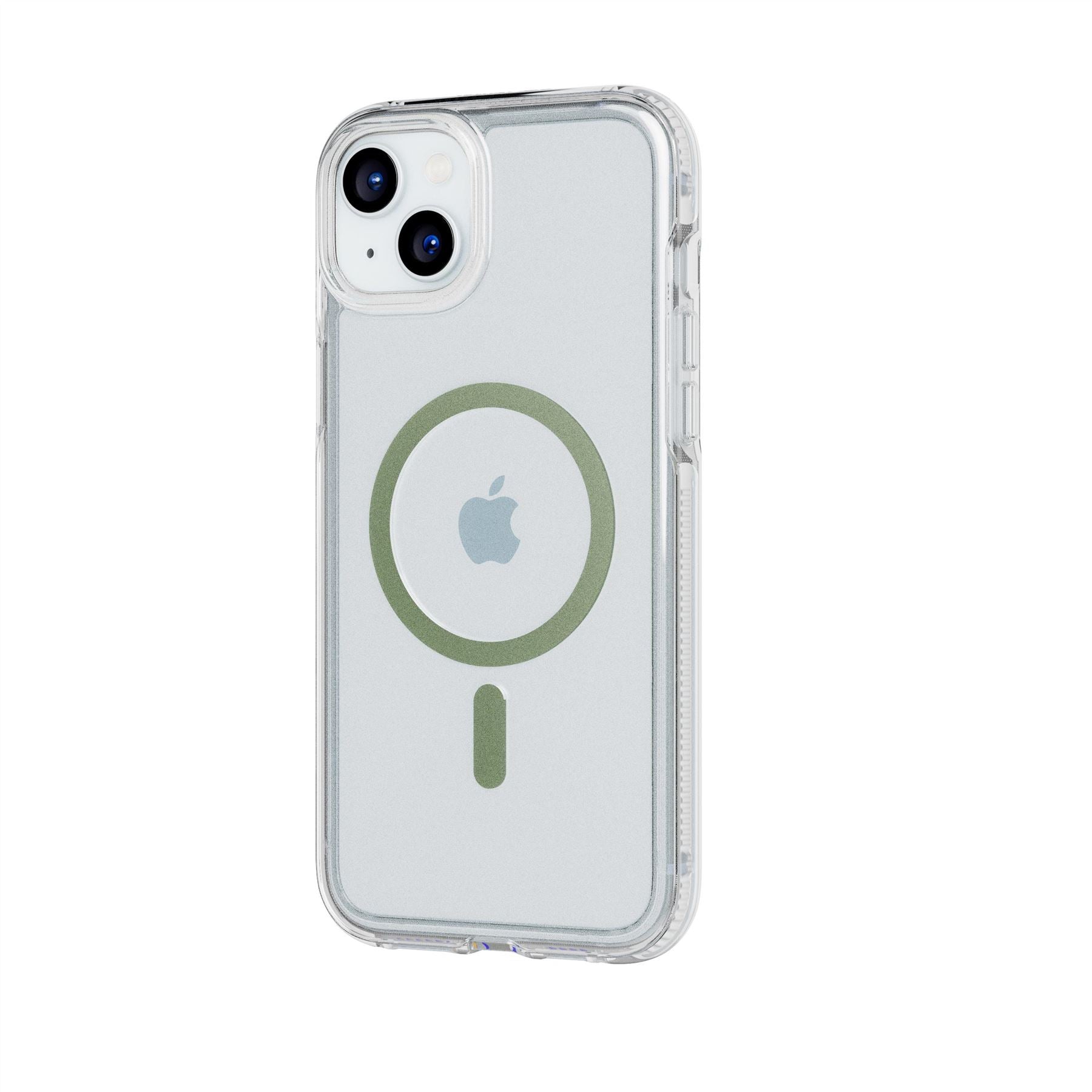 Tech21 FlexQuartz iPhone 15 Plus Hülle Grün MagSafe