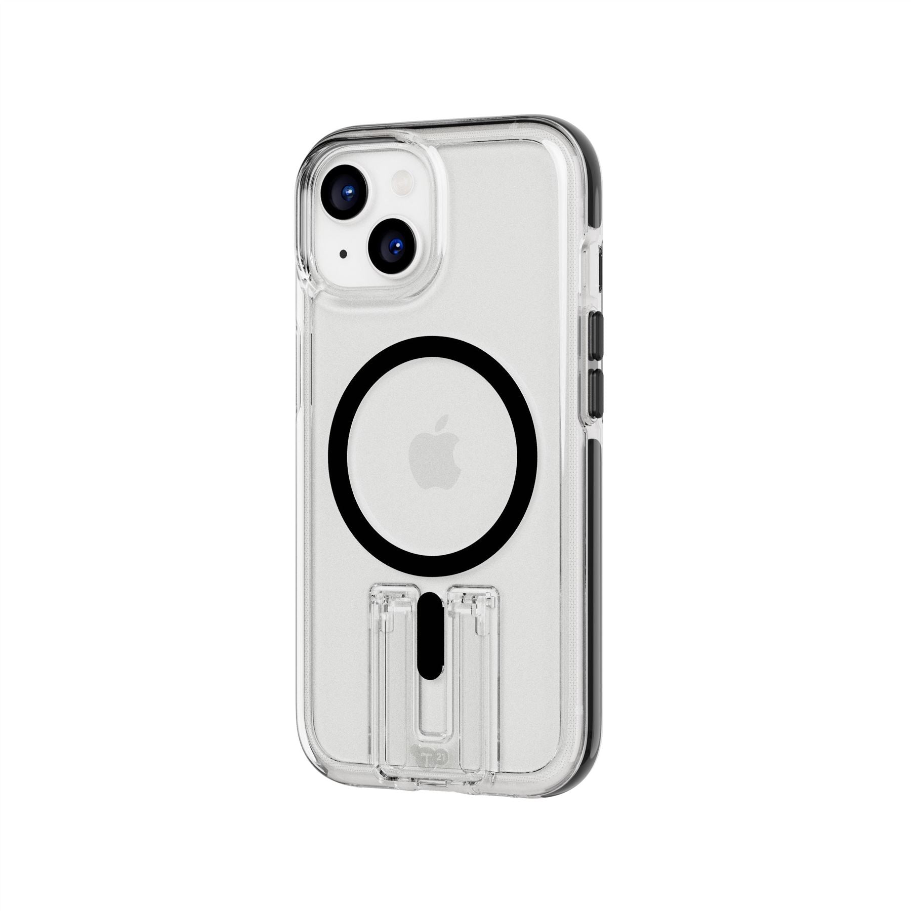 Tech21 EvoCrystal Kick MagSafe iPhone 15 Handyhülle Clear/Black Stoßschutz