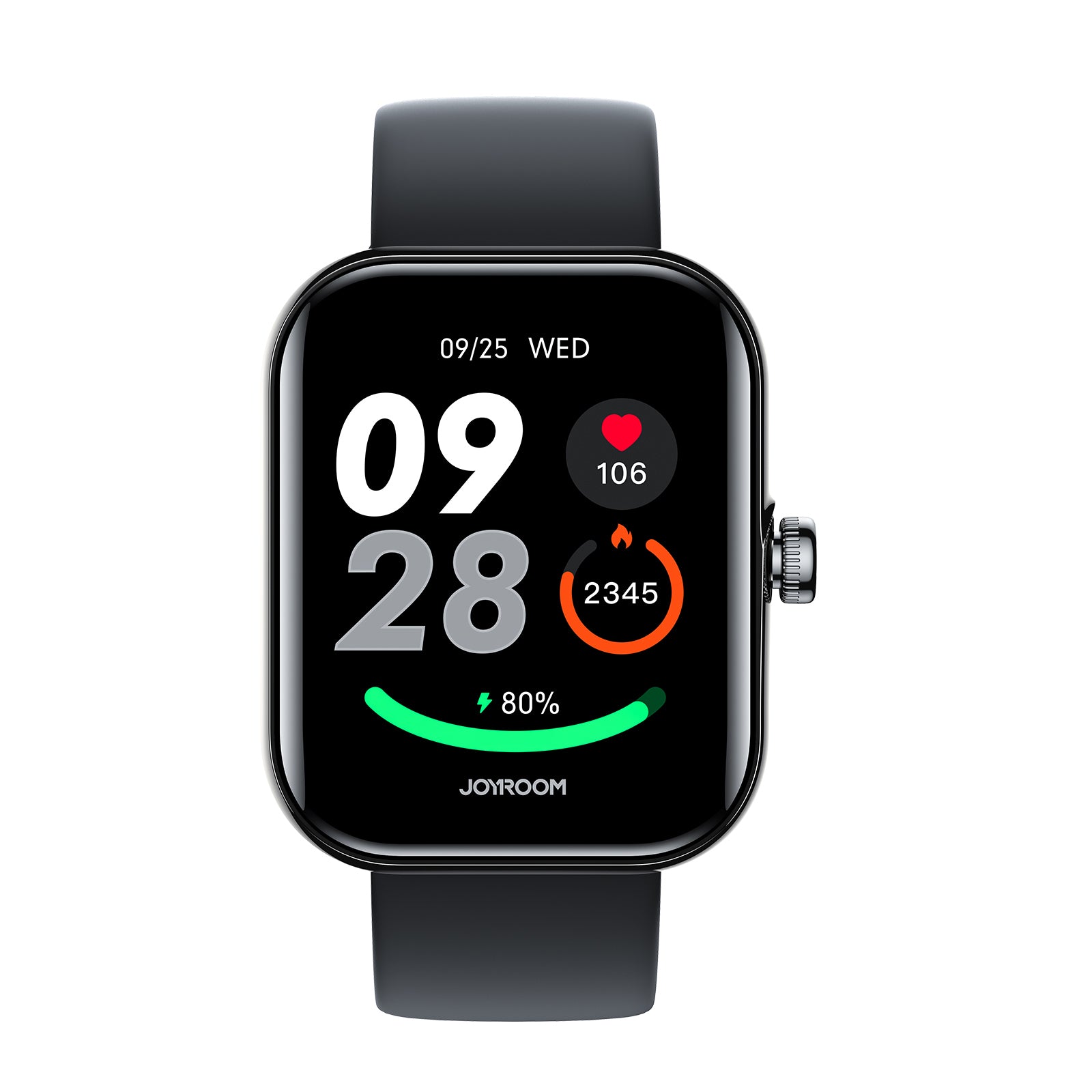 JOYROOM JR-FT5 Plus Smartwatch Graphite Black Anruf 1,96"
