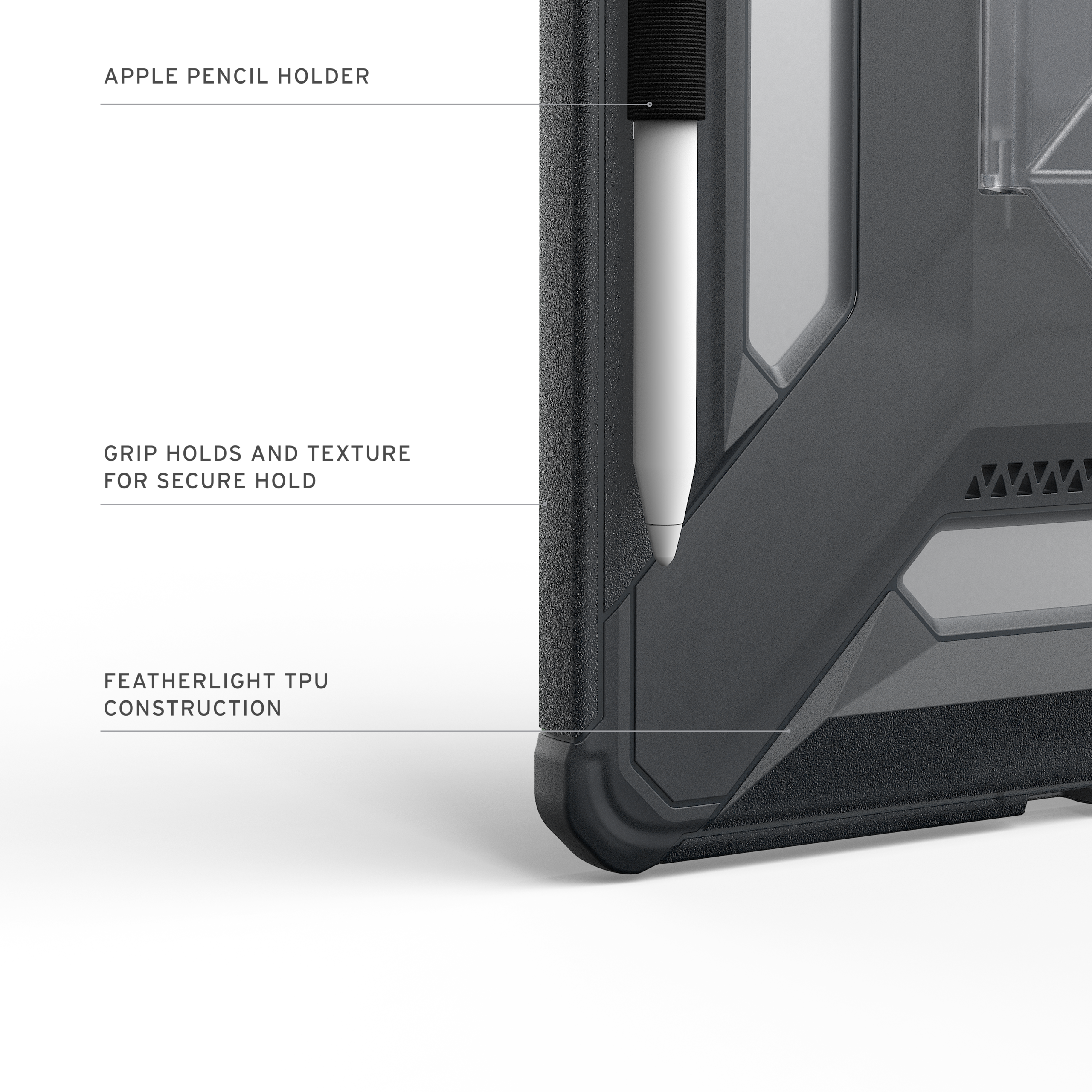 UAG Scout Plus iPad Air 11 Hülle (M2) mit Ständer