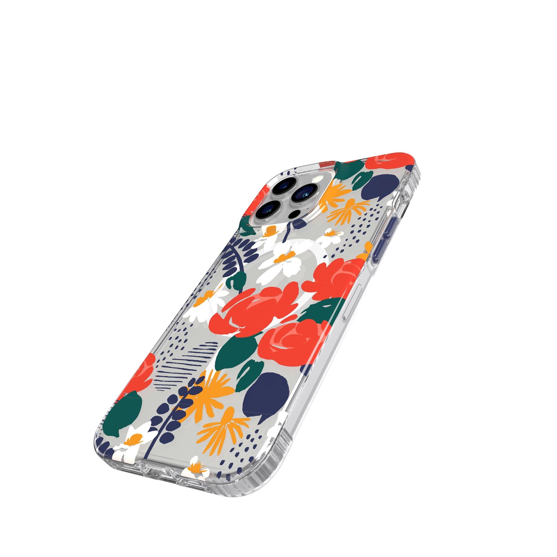 Tech21 EvoArt iPhone 13 Pro Max Hülle Red Rose MagSafe 12ft