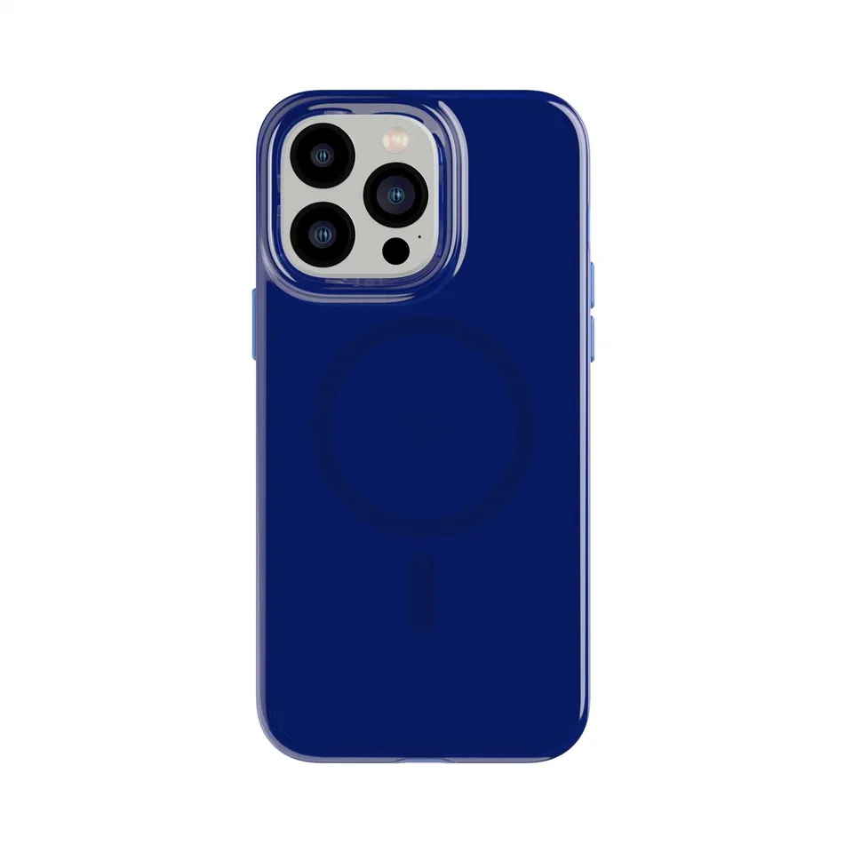 Tech21 Evo Tint iPhone 14 Pro Max Handyhülle Butterfly Blues MagSafe