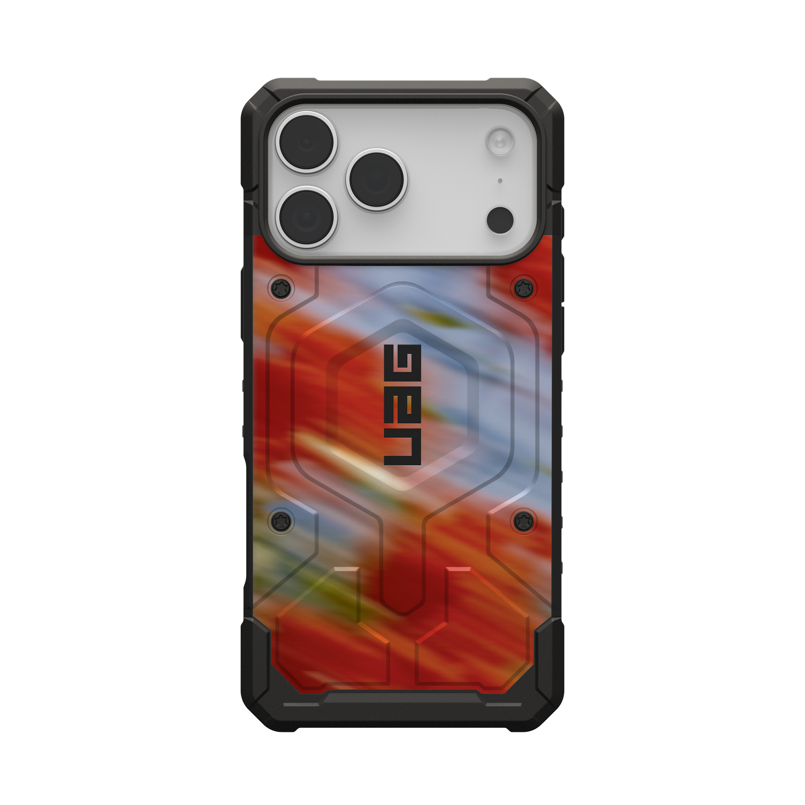 UAG Pathfinder iPhone 17 Pro Max Hülle Blurry Floral MagSafe