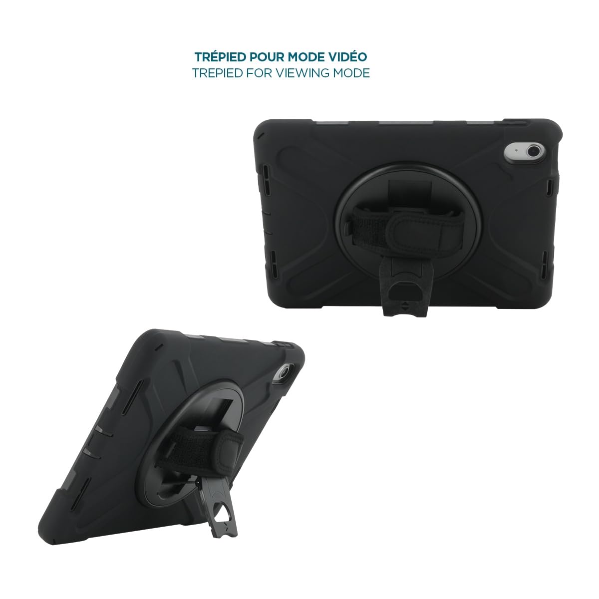 Mobilis ACTIV+ iPad 11 2025 Schutzhülle Schultergurt 360°