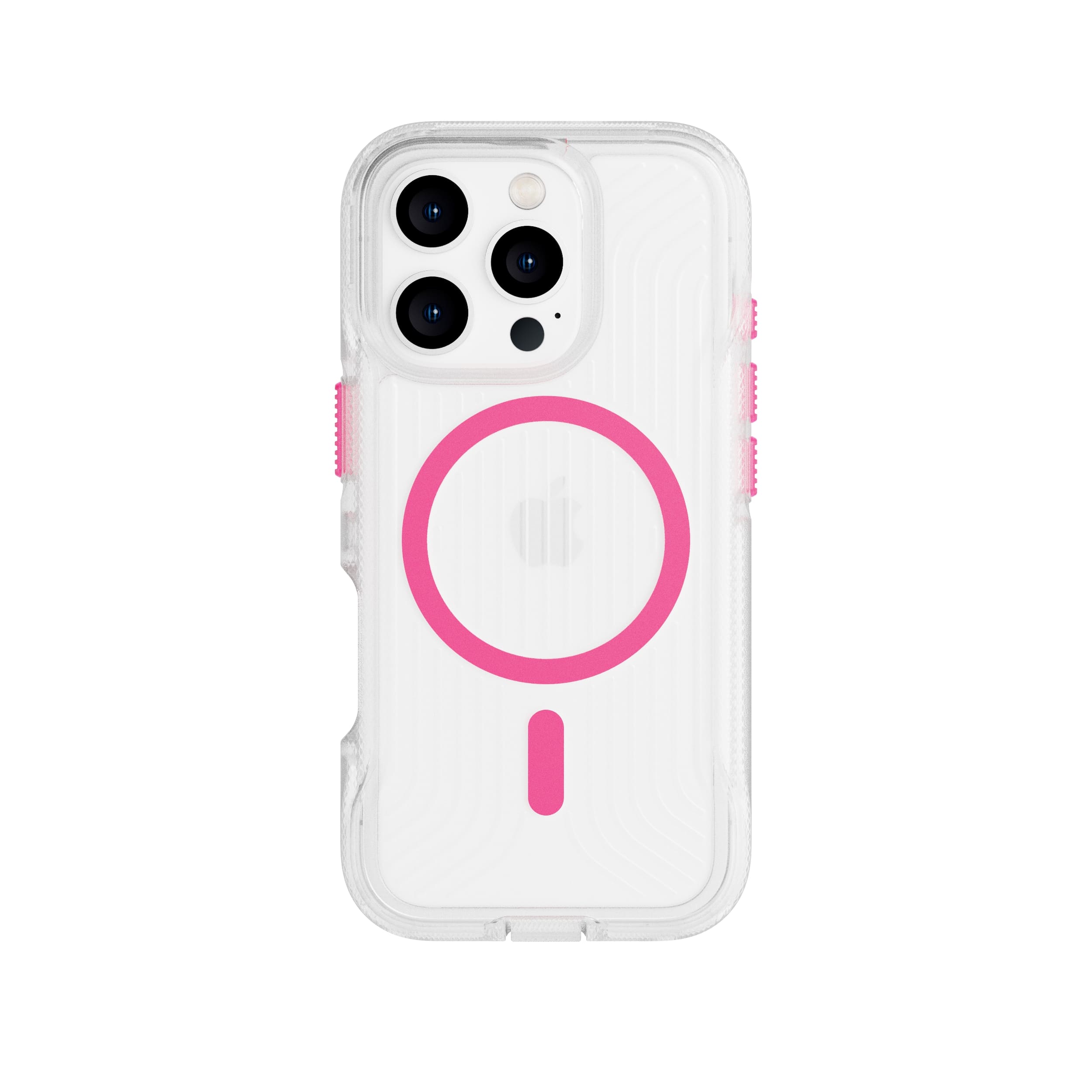 Tech21 FlexPro iPhone 16 Pro Hülle MagSafe Neon Pink/Orange Glow