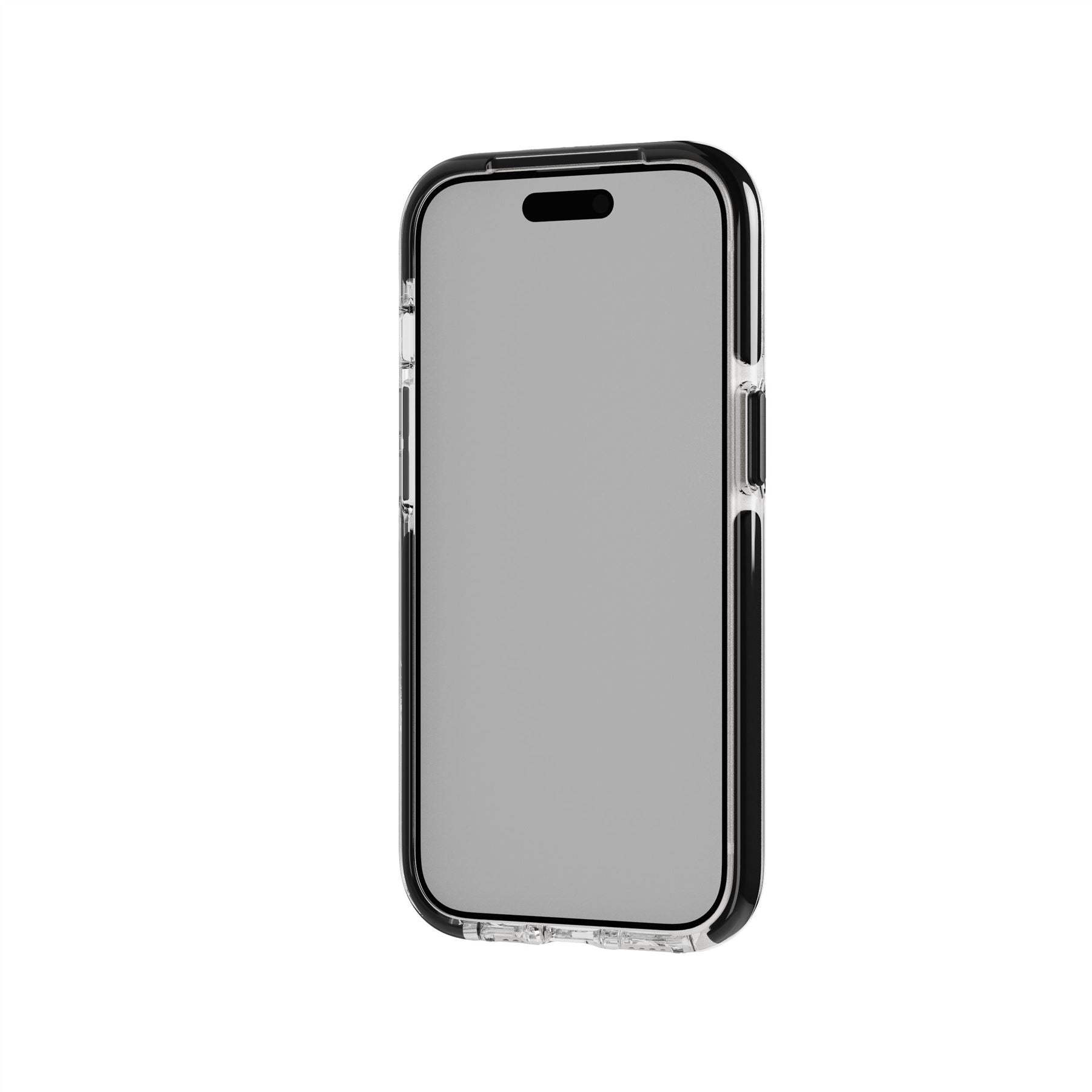 Tech21 EvoCrystal Kick MagSafe iPhone 15 Handyhülle Clear/Black Stoßschutz