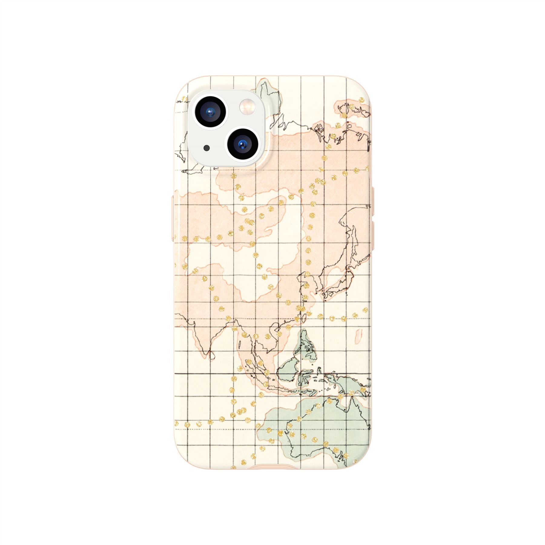 Tech21 EvoArt iPhone 13 Hülle Wanderers Map antibakteriell
