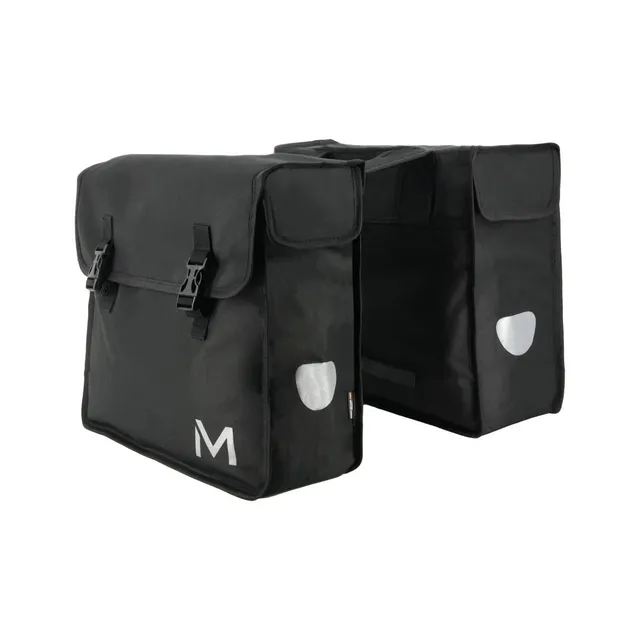 Mobilis Bike Gepäckträgertasche doppelt 2x15L wasserabweisend schwarz