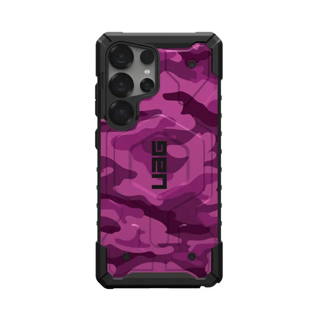 UAG Pathfinder Galaxy S26 Ultra Hülle Pink Camouflage stoßfest