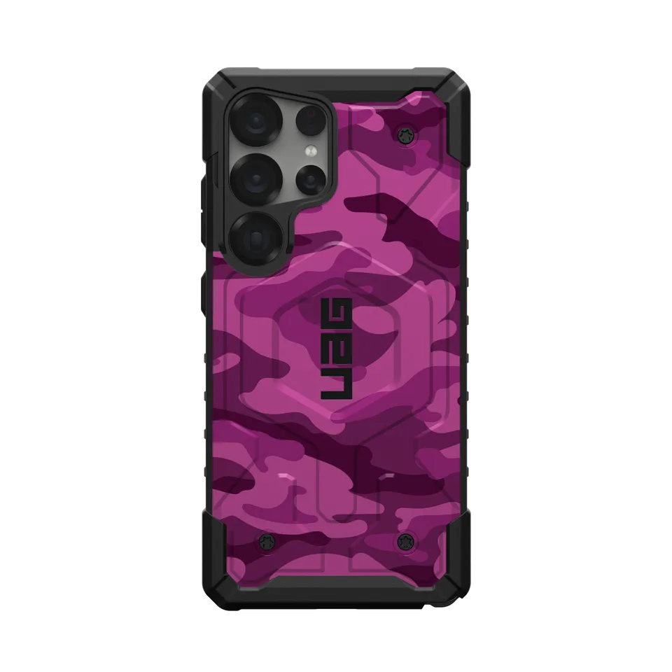 UAG Pathfinder Galaxy S26 Ultra Hülle Pink Camouflage stoßfest