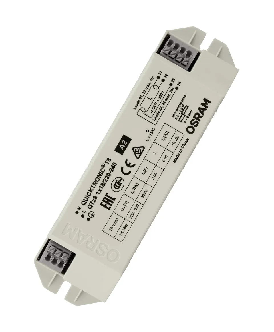 ams OSRAM POWERTRONIC QTZ8 1X18 EVG 220-240V