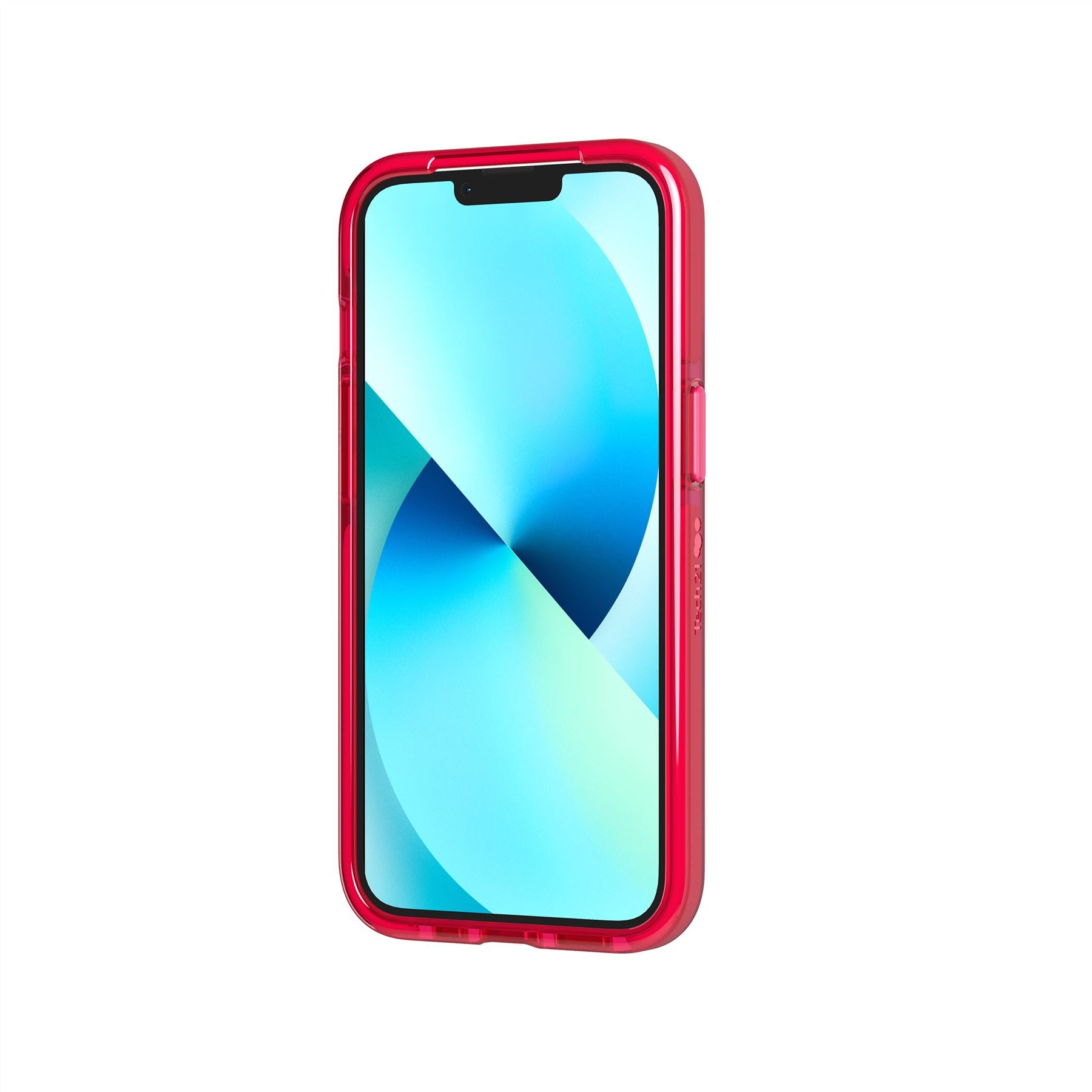Tech21 EvoCheck iPhone 13 Hülle Rubine Red FlexShock 4,9m