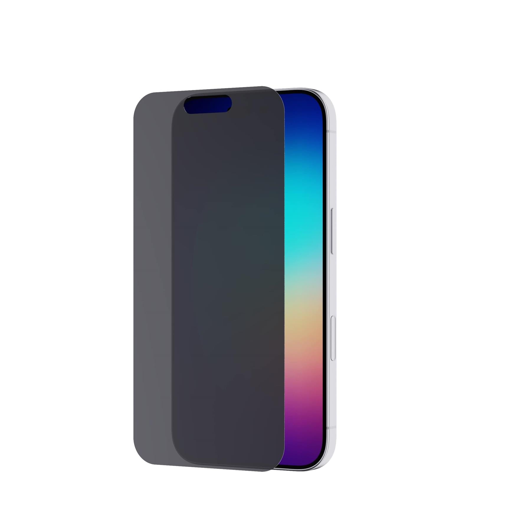 Tech21 FlexGlass Privacy iPhone 16 Displayschutz Sichtschutz