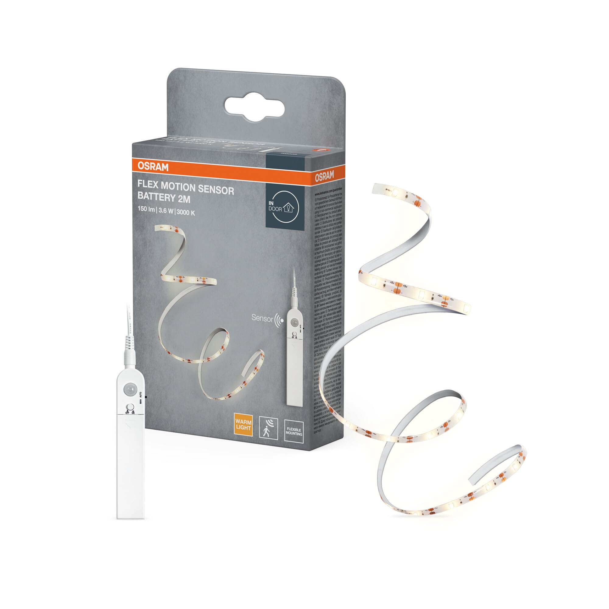 ams OSRAM SMART+ Flex LED-Streifen 2m Batterie Sensor