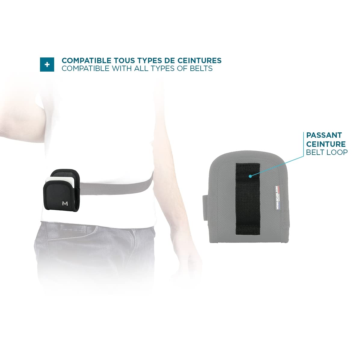 Mobilis Basic Holster Zahlungsterminal SumUp Zettle mit Gürtel