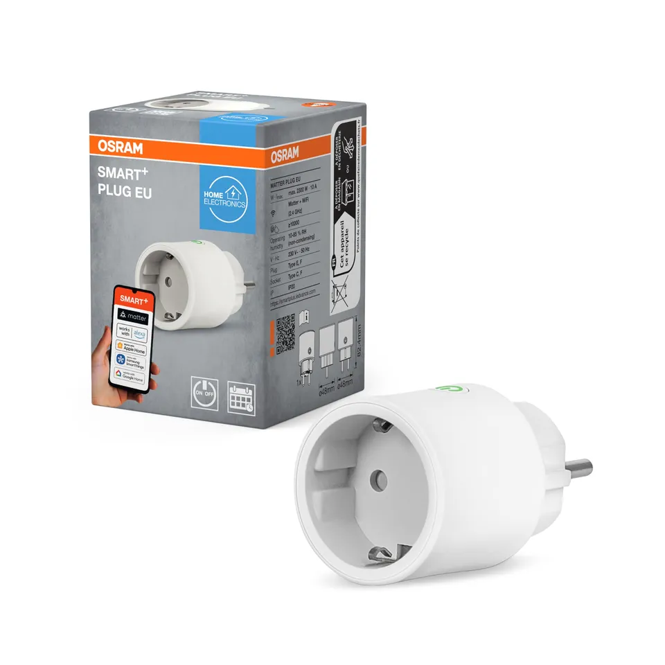 ams OSRAM SMART+ Alexa Steckdose Matter WiFi 2300W 1er-Pack