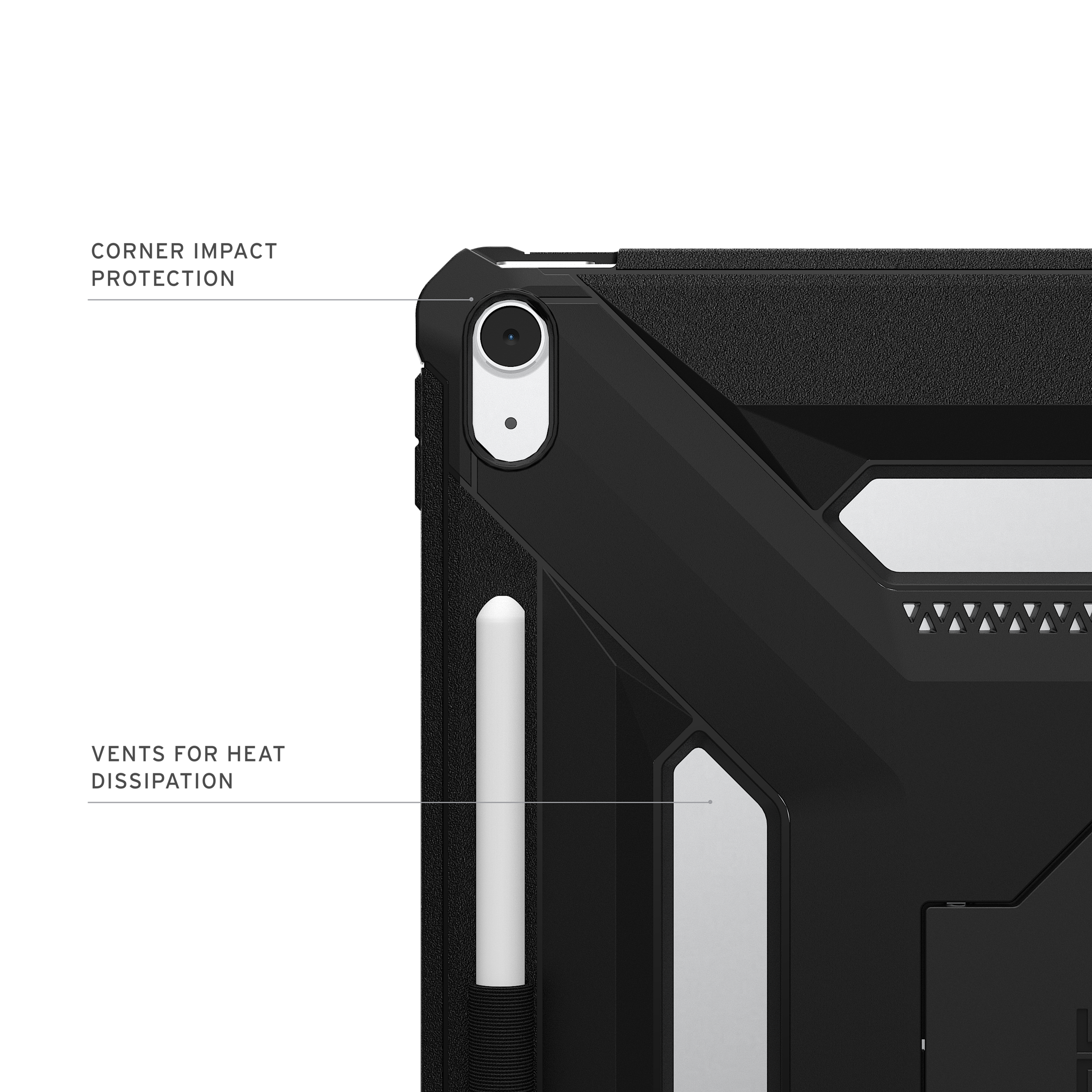 UAG Scout Plus iPad Air 13" M2 2024 Hülle mit Ständer