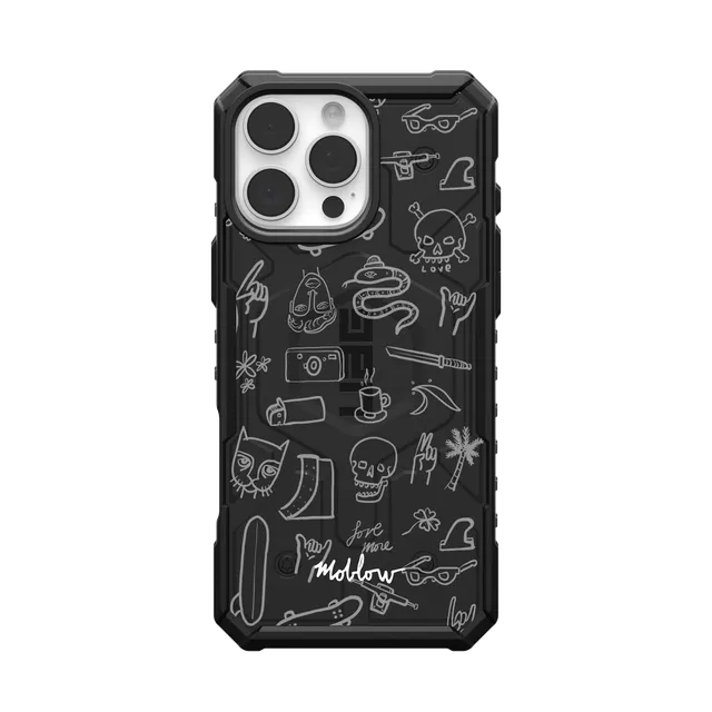 UAG Pathfinder Handyhülle iPhone 16 Pro Max Doodles MagSafe