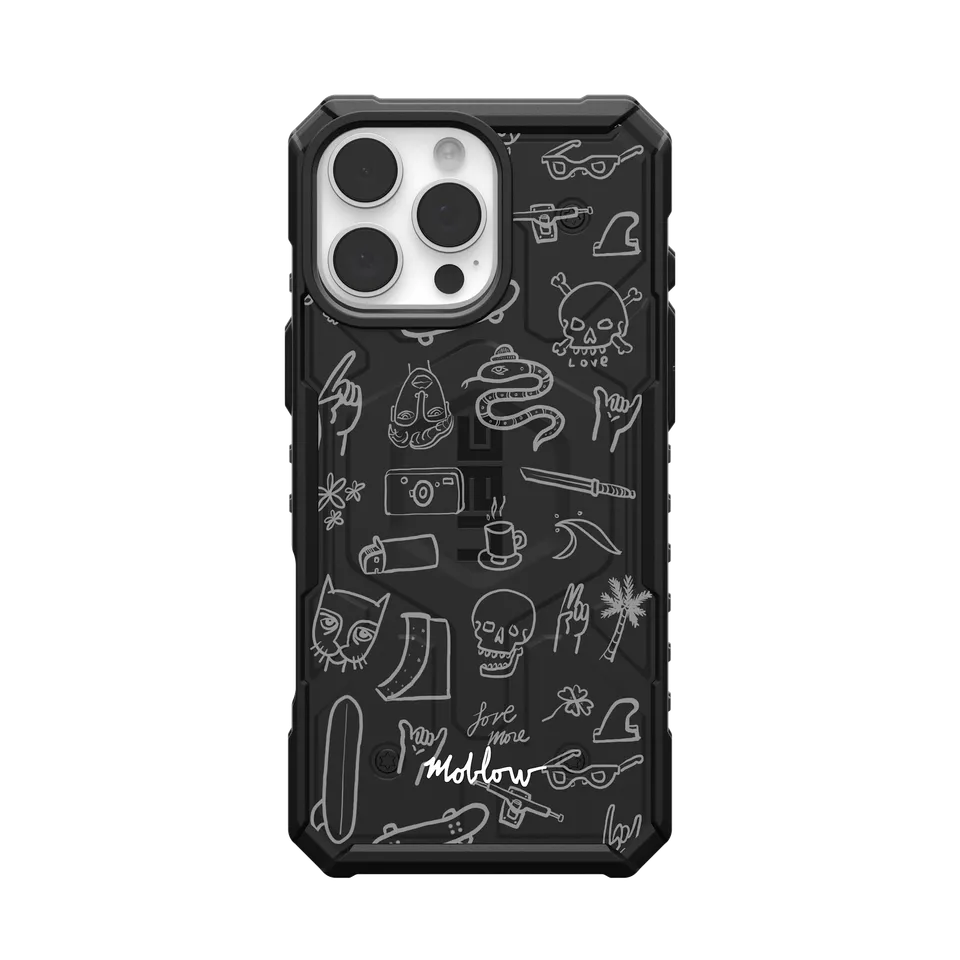 UAG Pathfinder Handyhülle iPhone 16 Pro Max Doodles MagSafe