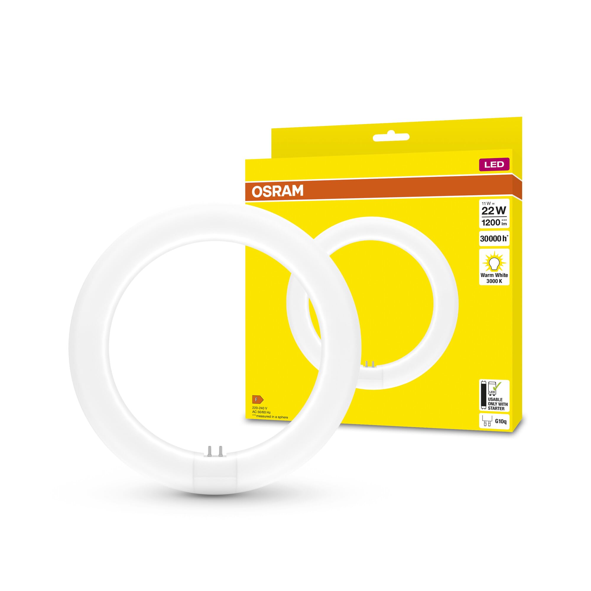 OSRAM SMART+ LED Tube T9C EM 22 Ringleuchte kaltweiß