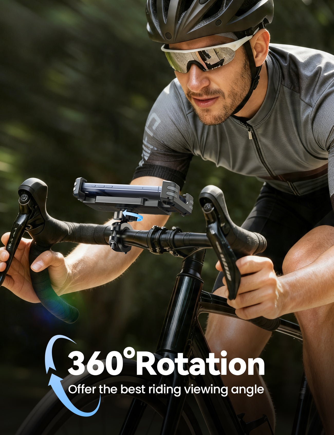 JOYROOM JR-ZS536 Fahrrad Handyhalterung mit AirTag Fach