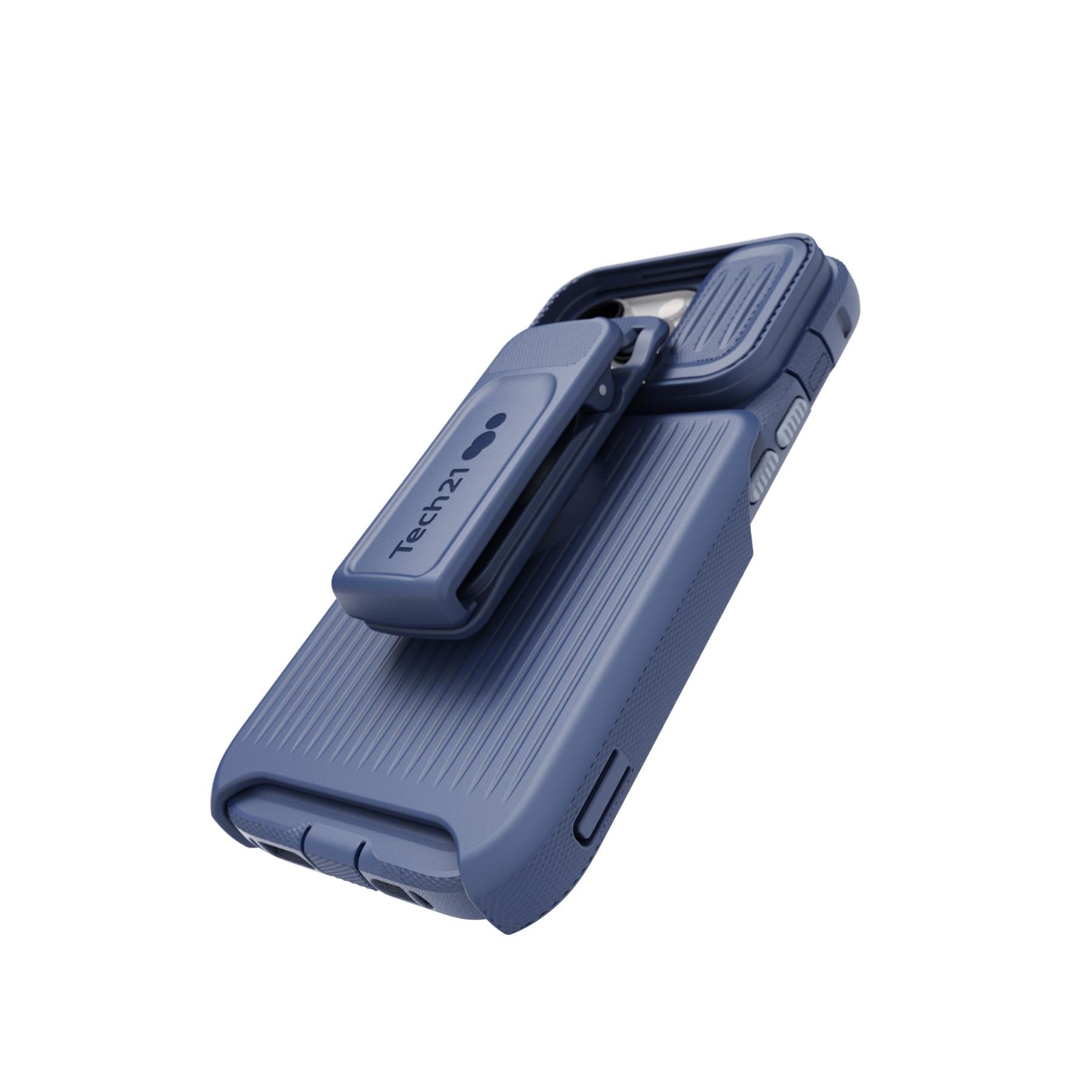 Tech21 EvoMax iPhone 14 Pro Hülle MagSafe Blau Stoßschutz