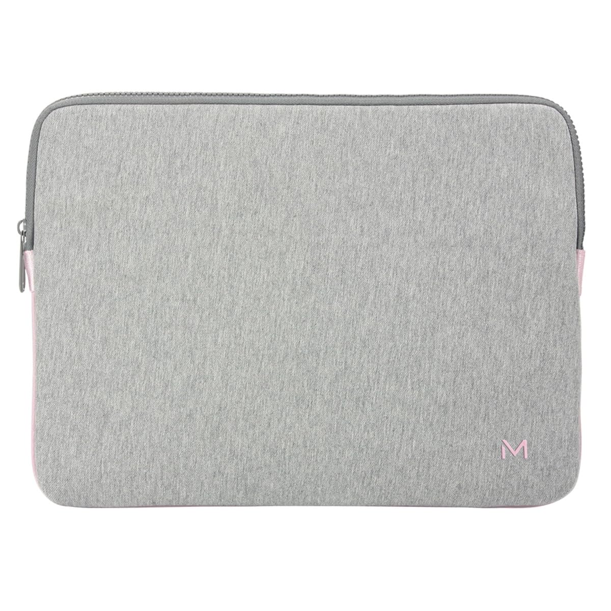 Mobilis Laptop Sleeve 14 Zoll Memory-Foam grau rosa