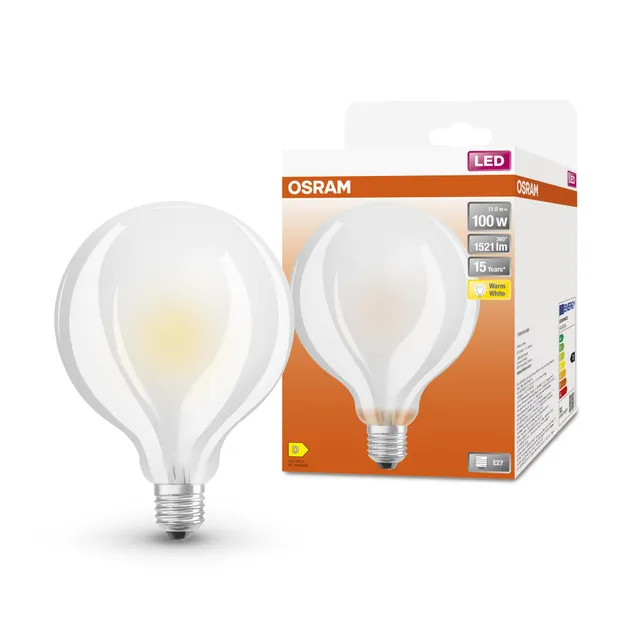 ams OSRAM SMART+ LED Star Globe 95 11W E27 Lampe warmweiß 1er-Pack