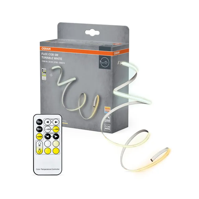 OSRAM FLEX COB LED-Streifen 5m TW 30W 1700lm dimmbar