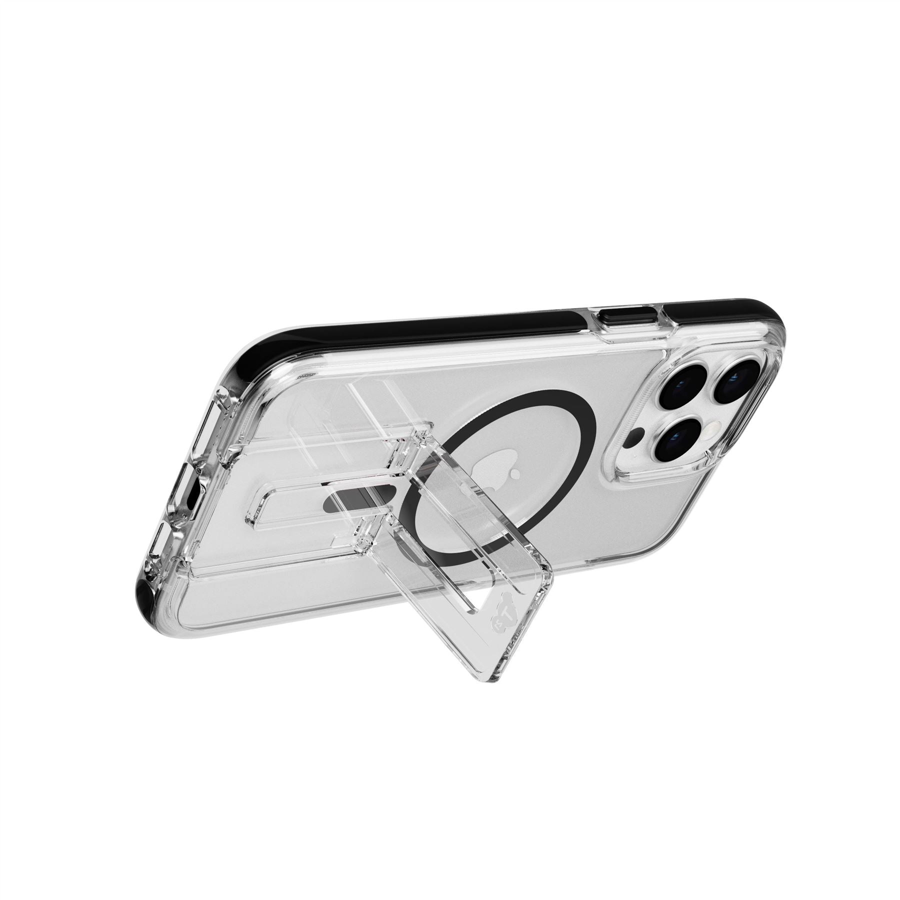 Tech21 EvoCrystal Kick iPhone 15 Pro Max Hülle Schwarz
