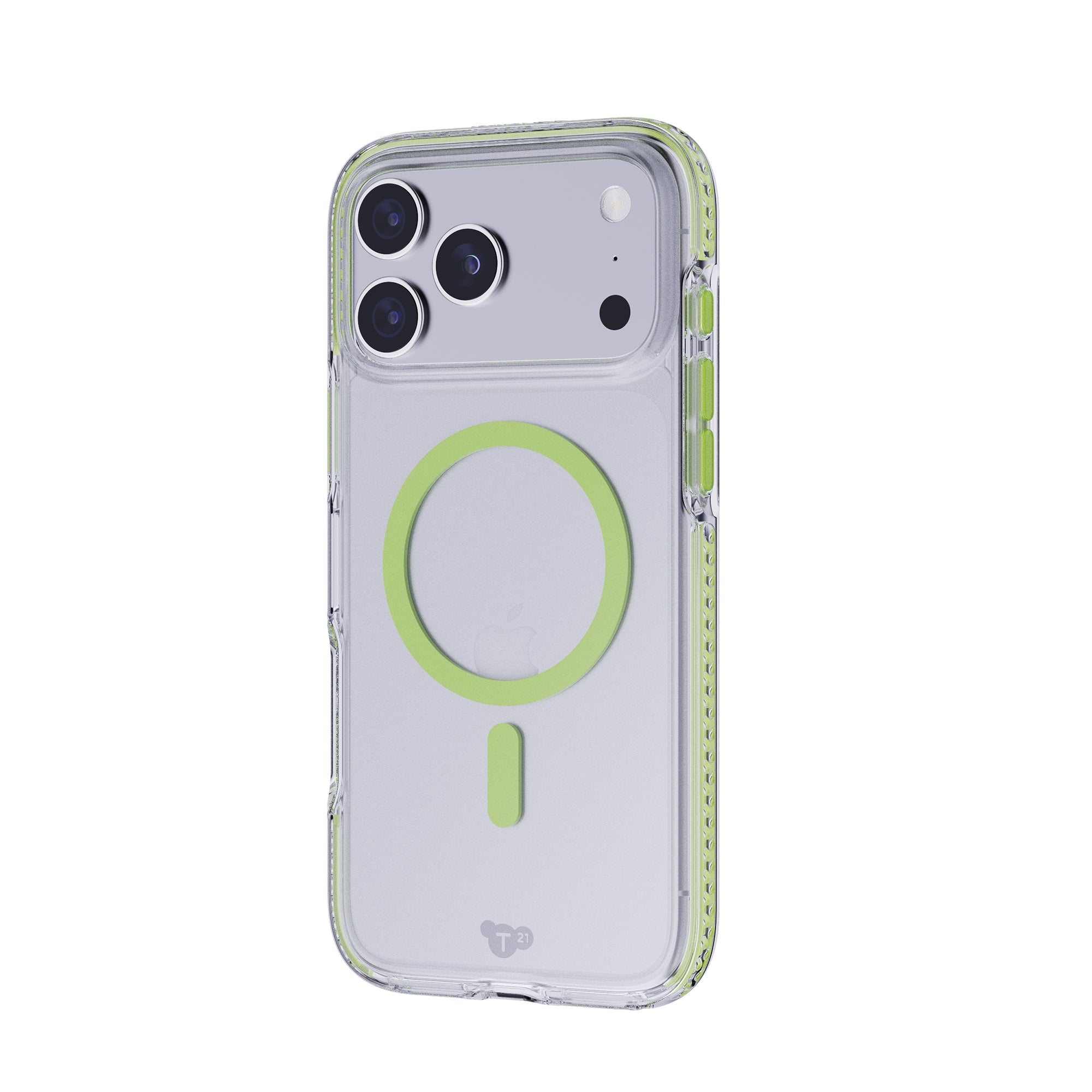 Tech21 EvoCrystal iPhone 17 Pro Max Handyhülle Green Glow MagSafe