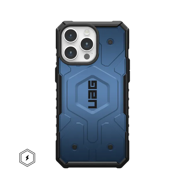 UAG Pathfinder iPhone 16 Pro Max Hülle Fades Blue MagSafe