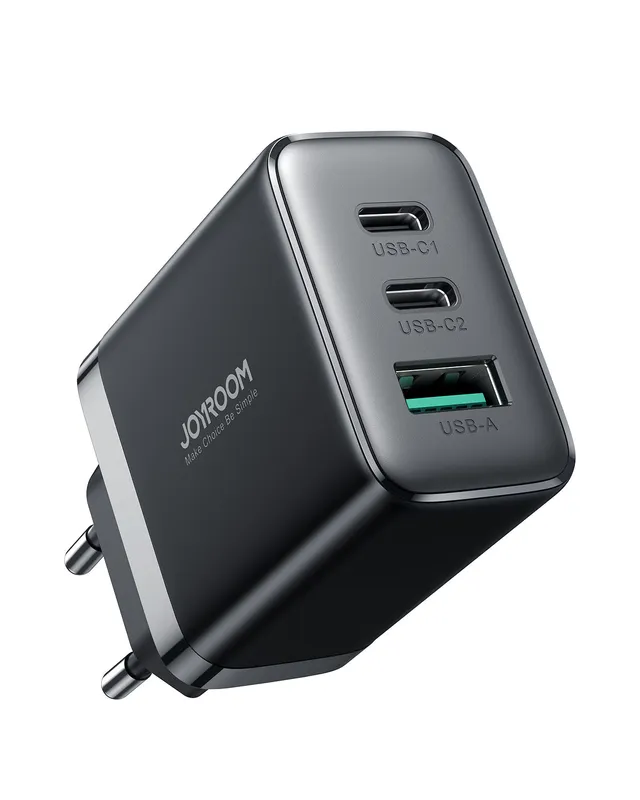 JOYROOM JR-TCF10 32W Schnellladegerät Schwarz 3-Port