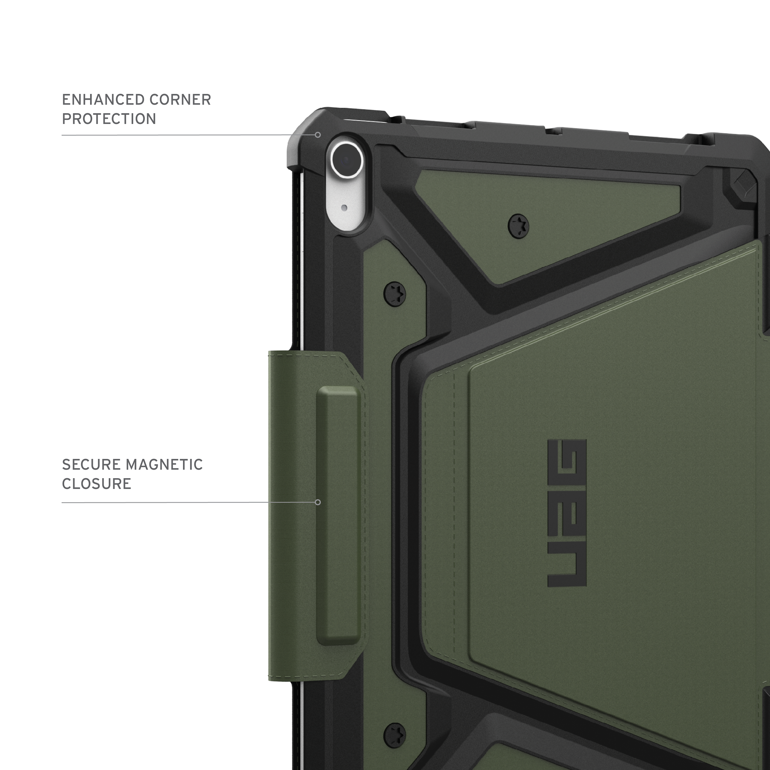 UAG Metropolis SE iPad Air 11 M2 Folio Hülle Stiftfach