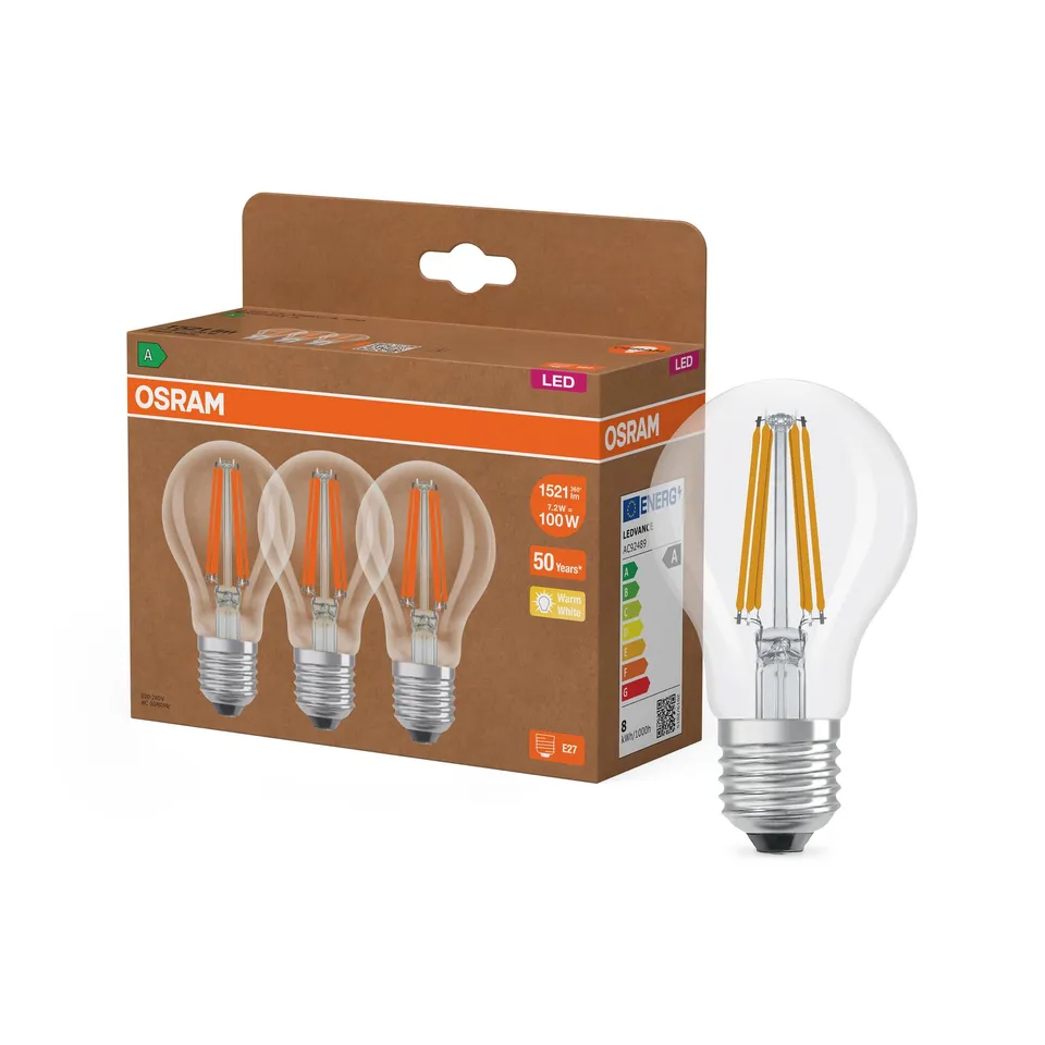 OSRAM SMART+ Classic A 100 Filament LED E27 klar 100W-Ersatz