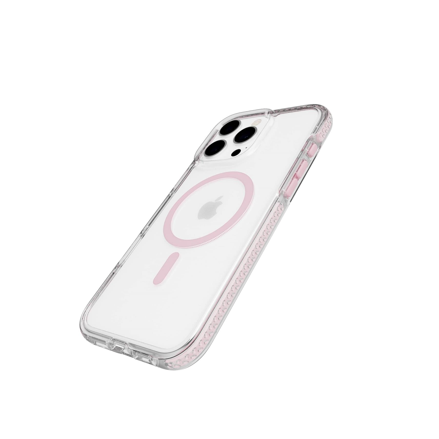 Tech21 EvoCrystal MagSafe iPhone 16 Pro Max Hülle Clear Pink