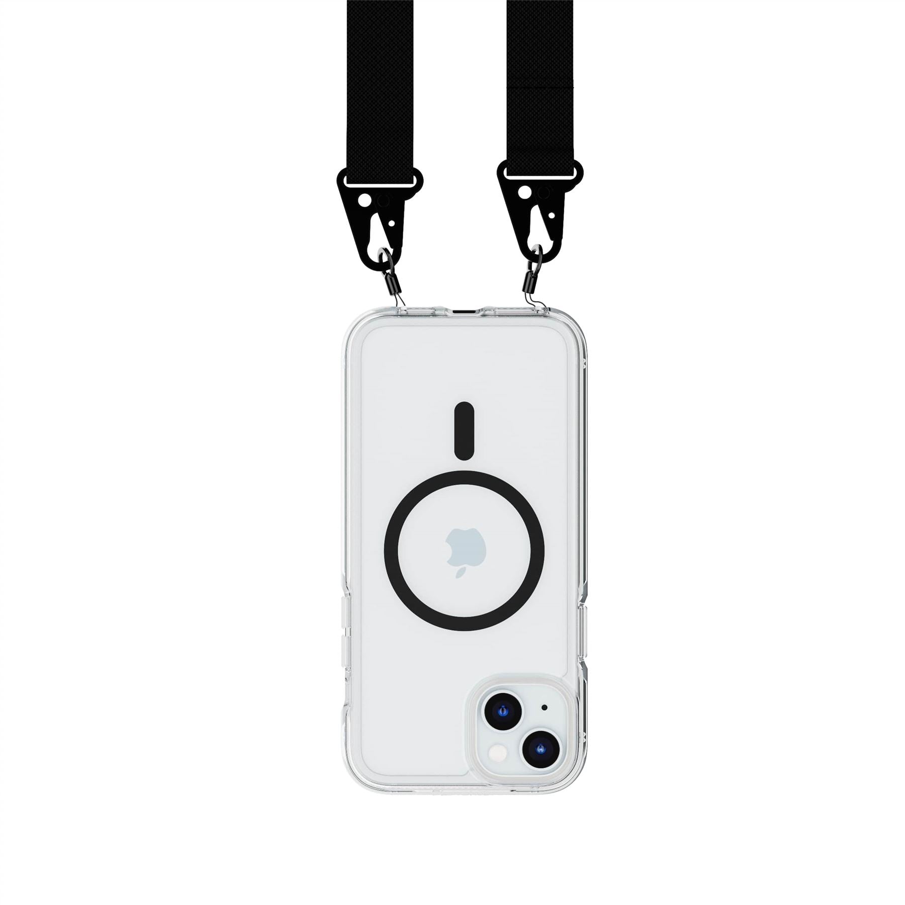 Tech21 FlexQuartz iPhone 15 Plus Handyhülle Schwarz MagSafe