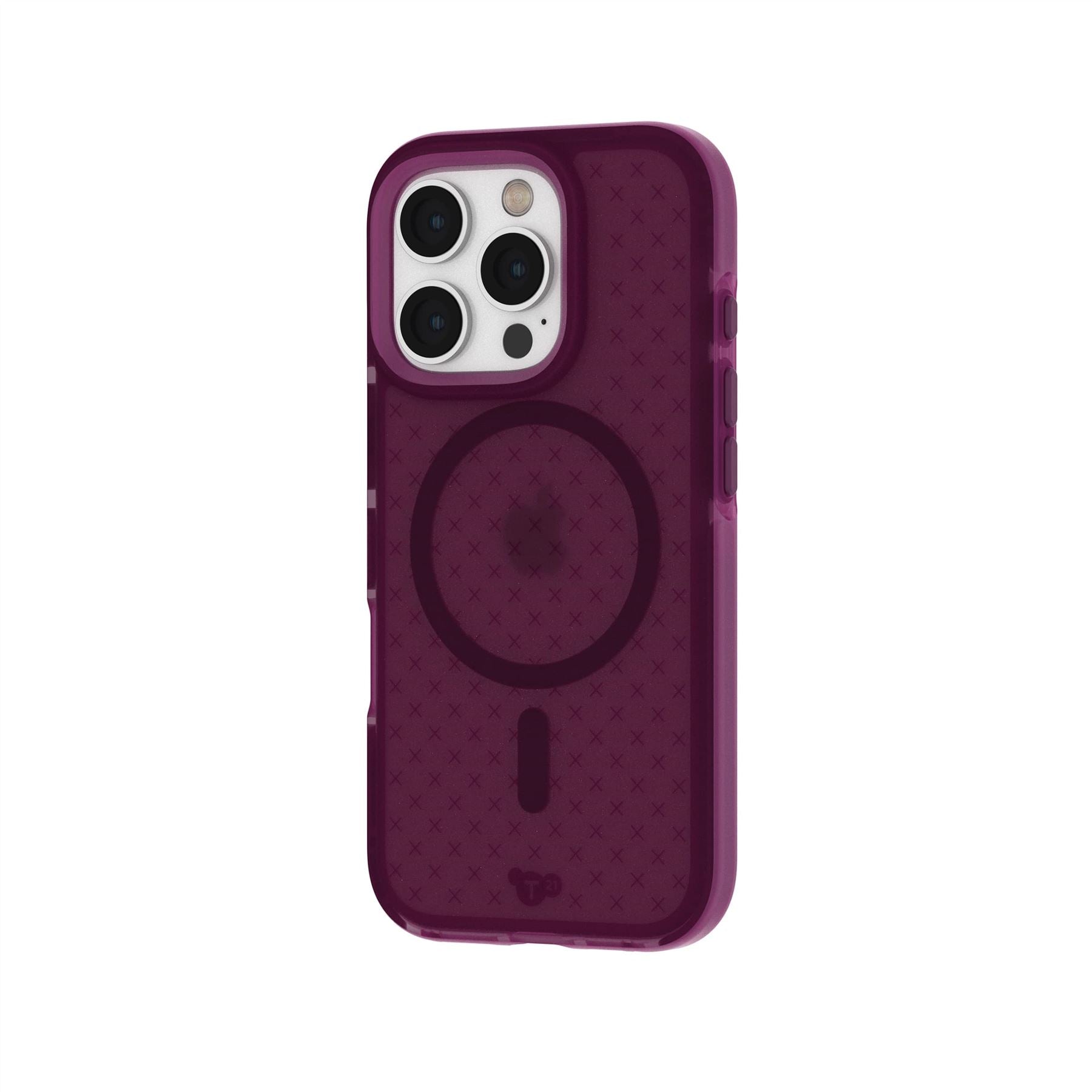 Tech21 EvoCheck iPhone 16 Pro Handyhülle Plum MagSafe 4,9 m