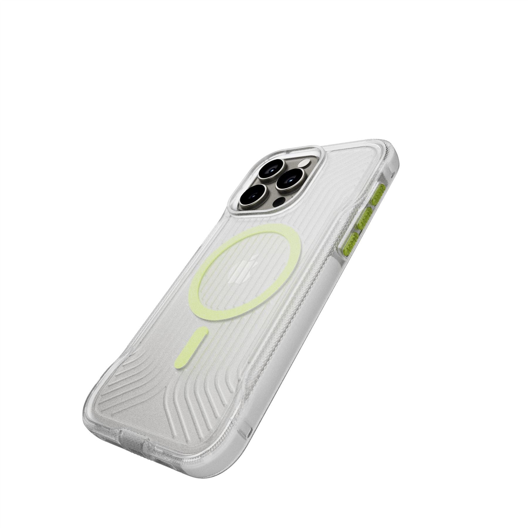 Tech21 FlexPro iPhone 15 Pro Max Handyhülle Clear Glow MagSafe