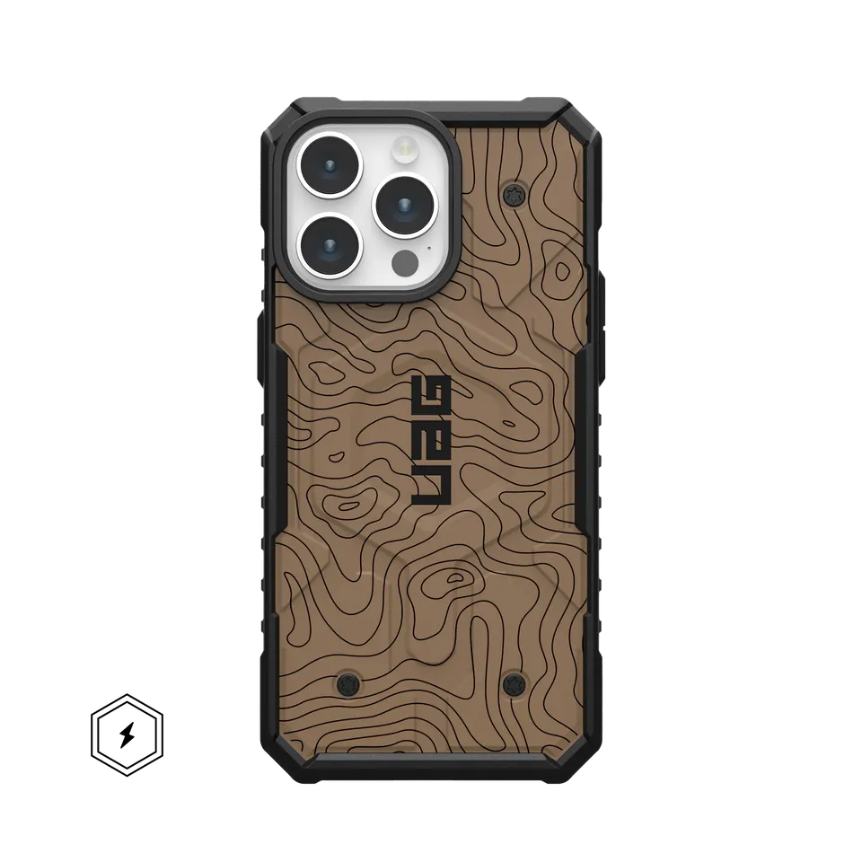 UAG Pathfinder iPhone 16 Pro Max Hülle FDE Topography MagSafe