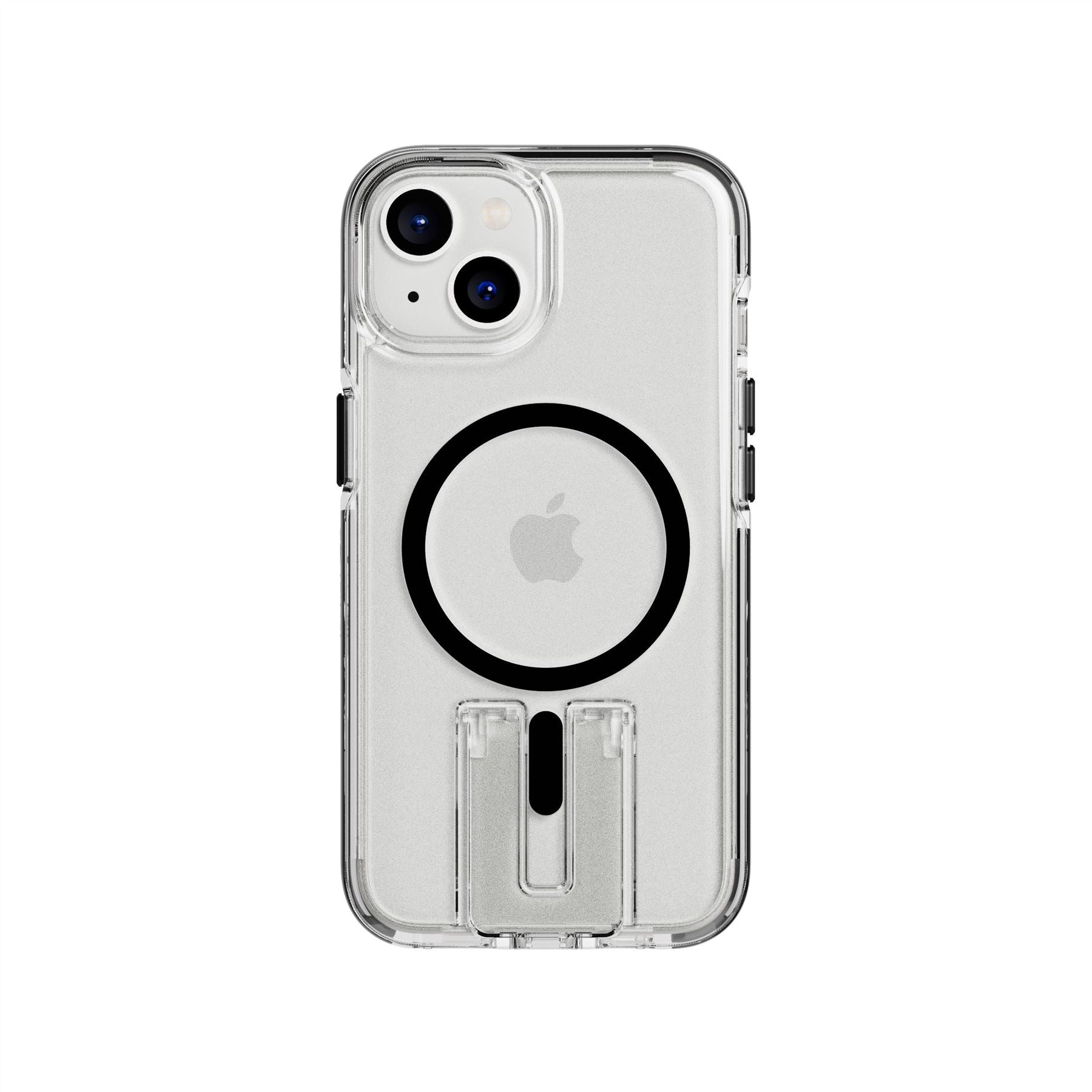 Tech21 EvoCrystal Kick iPhone 13/14/15 Hülle Clear Black